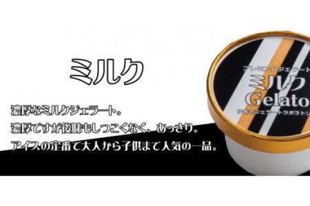 プレミアムジェラート ミルク12個セット アイスクリームセット 100mlカップ ゆあさジェラートラボラトリー【kztb700-01】