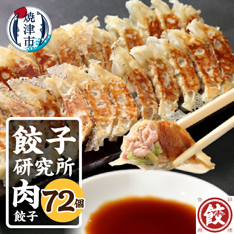 【ふるさと納税】 餃子 12個入×6パック 薄皮 肉餃子 冷凍 おかず 惣菜 おつまみ 焼津 a11-14