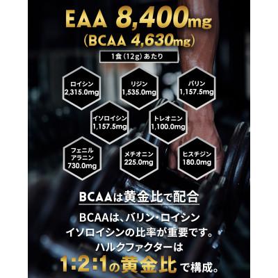 ふるさと納税 池田町 ハルクファクター EAA グレープフルーツ風味 人工甘味料不使用 520g BCAA 国産 サプリ |  | 02