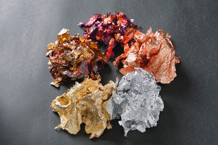 IKAZAKI WASHI JEWERLY しずくピアス「パープル」花柄／アクセサリー ピアス ジュエリー 和紙 伝統工芸 内子町【株式会社五十崎社中】 [BKCN007]