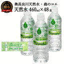 【ふるさと納税】森のコエ 48本（460ml24本入×2ケース） ～SDGs 環境保護活動 ペットボトル 水～S14-34