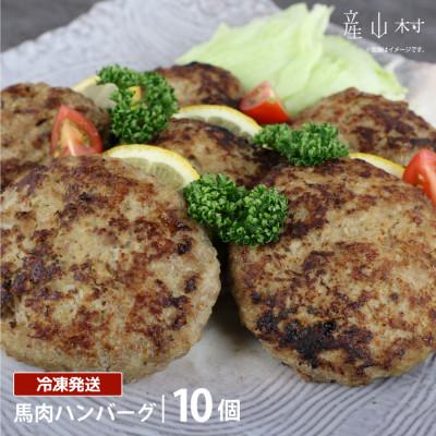 ふるさと納税 産山村 馬肉ハンバーグ　150g×10個(産山村)