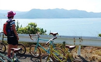 カヤック＆サイクリングツアー（半日コース）大人1名分　鳴門　海　シーカヤック　サイクリング　体験　観光