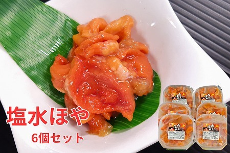 【北海道根室産】ほや塩水130g×6P B-66010