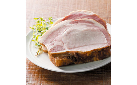 【定期便】子供に食べさせたい無添加ベーコン＆ハム＆パンチェッタ吊焼きB　全３回_イメージ2