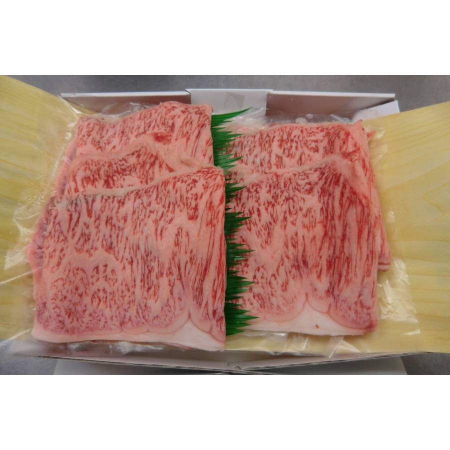 ＜和牛のからくわ精肉店＞仙台牛A5ランク　ロースすき焼き用400g