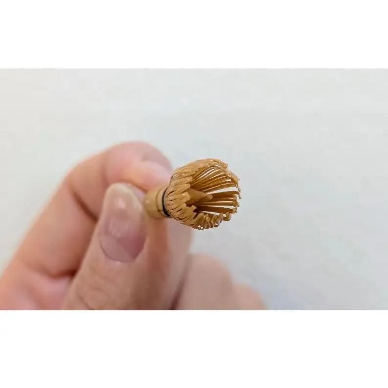 イヤリング 茶筅 緑茶 和風 ハンドメイド イヤリング