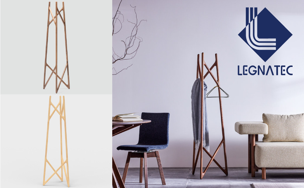 
            【レグナテック】諸富家具／rコートハンガー　※お好みの木材をお選びください


          