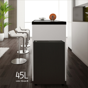 【ブラウン】Bosk バスク キッチンペール 45L タツクラフト 【Tk2】