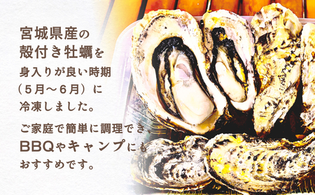 殻付きかき レンジ5P 簡単調理 BBQ 牡蠣 カキ 蒸し牡蠣 三陸 海鮮 魚介 海鮮物 レンジで簡単調理 