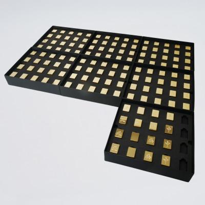 ふるさと納税 養老町 【24金が光る】金の牌 136個フルセット |  | 03