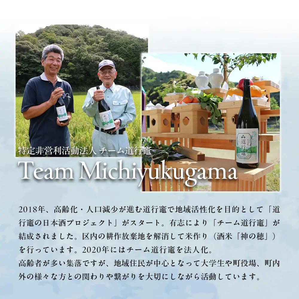 【 地酒 】純米吟醸 720ml 1本 チーム道行竈 地酒