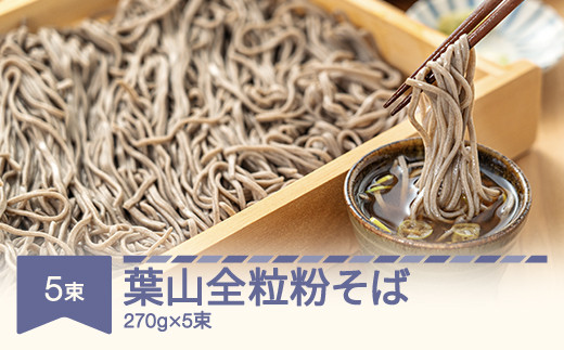 松田製麺 葉山全粒粉そば 270g×5 mt-sbhzx1350