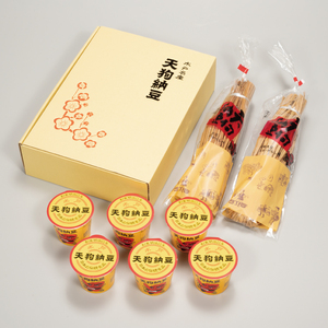 笹沼五郎商店 ファミリーセット！！（わらつと納豆 カップ入り納豆）【大豆 お取り寄せ ご飯のお供 藁納豆 ナットウキナーゼ 水戸市 茨城県】（CV-6）