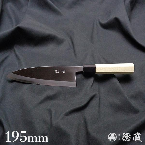 
            土佐打ち刃物 左片刃 出刃包丁 195mm | 白紙2号 朴八角柄 徳蔵オリジナル【32049】 【グレイジア株式会社】 [ATAC135]　ほうちょう 料理 包丁 庖丁 職人 キッチン ナイフ 日用品 料理道具 高知
          