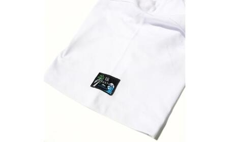 【8/7寄付額変更予定】LOHASTYLE CORDURA天竺 CHIGASAKI 半袖T ホワイト オリジナル Tシャツ 半袖 白 男女兼用 湘南 茅ヶ崎市 神奈川県 M