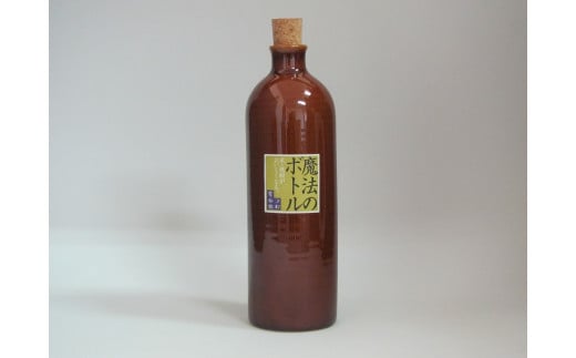 
            信楽焼 魔法のボトル 飴釉（予備コルク付）
          