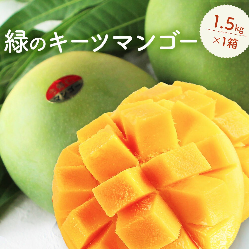 緑のキーツマンゴー1.5kg【2023年8～10月頃発送】生産者直送