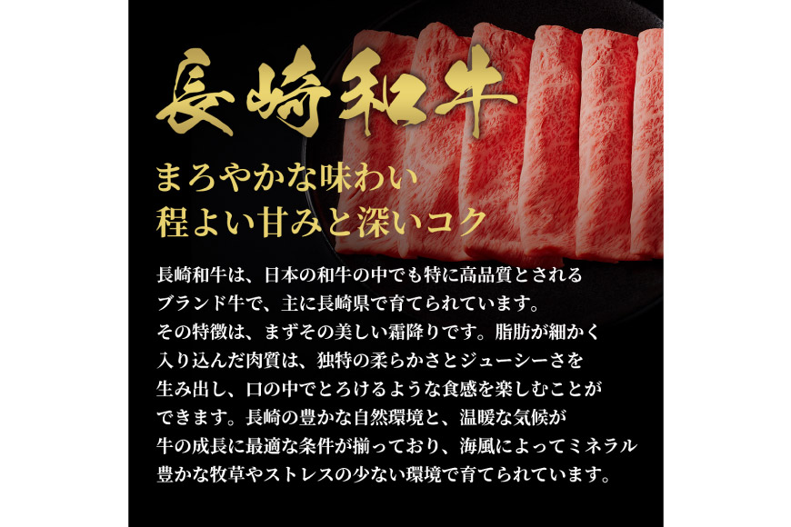 AI266 長崎和牛 すき焼き しゃぶしゃぶ 肩ロース 400g [ 肉 和牛 牛肉 肩 ロース Giverichホールディングス 長崎県 島原市 ]