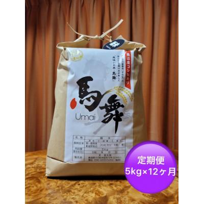 ふるさと納税 十日町市 【毎月定期便】魚沼産コシヒカリ[馬舞] 白米 5kg全12回