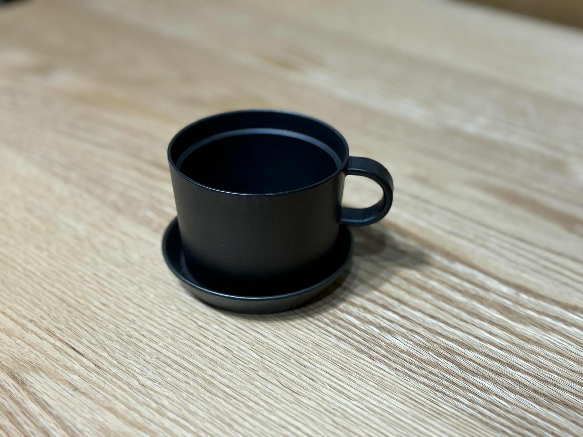 
            【セット】【有田焼】2016/ BIG-GAME Coffee Cup L & Saucer（Black Matt）2客セット
          