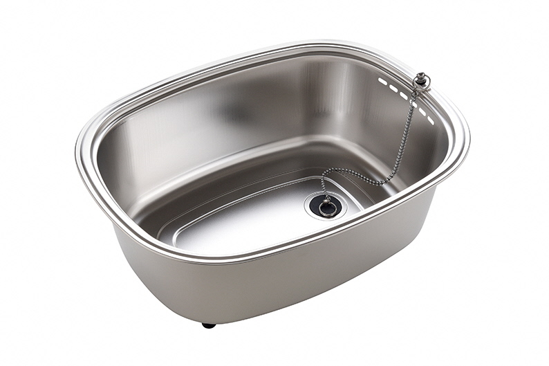 
                  脚付ステンレス洗い桶 (中栓付き) FC011124
                