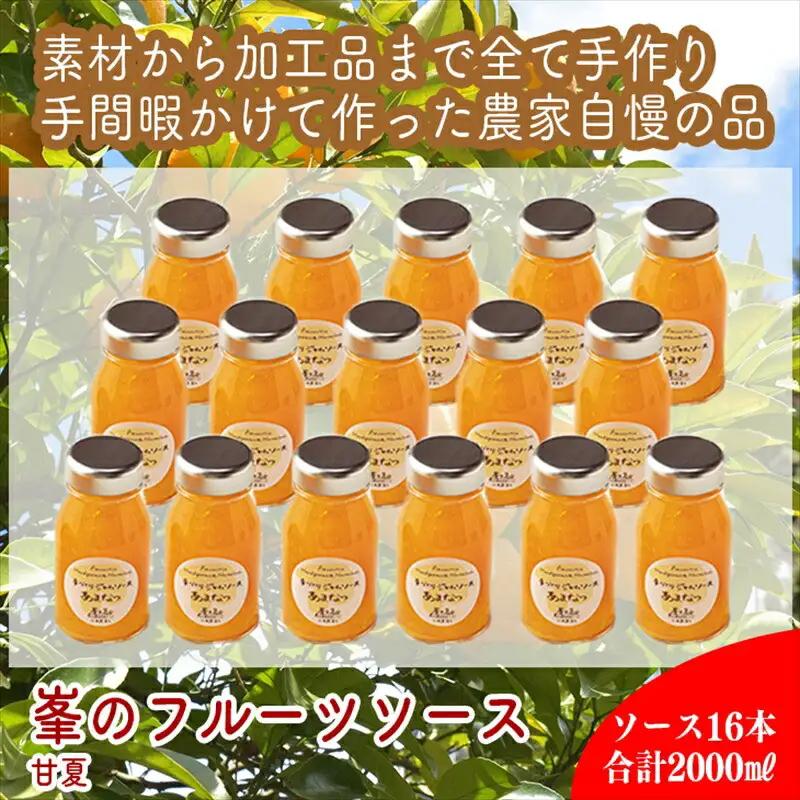 スイスで加工品を学んだ農家が手間暇かけた『手づくりジャムソース【あまなつ】』16本セット【 家庭用 自宅用 贈答品 贈答用 ギフト お取り寄せ お中元 お歳暮 贈り物 お祝い 神奈川県 小田原市  ジャム ジャム】