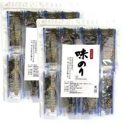 【ふるさと納税】福岡有明のり　添加物不使用の味付け海苔12切×100束【海苔 のり ノリ 有明海苔 有明のり 詰合せ 家庭用 お取り寄せグルメ ご飯のお供 お取り寄せ お土産 九州 ご当地グルメ 福岡土産 取り寄せ グルメ 福岡県 筑前町 CE047】