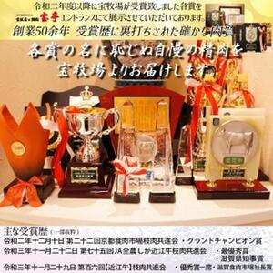【宝牧場】近江牛ヒレステーキ2枚