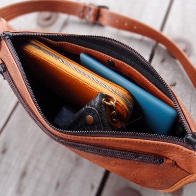 Ciwau leathers 【BOAT BAG】チェスナットブラウン【1477431】