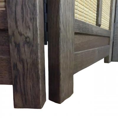 ふるさと納税 富田林市 土肥家具工芸の衝立 楢折畳み150タイプ ブラウンxナチュラル 楢無垢材のプレミアムパーテーション |  | 03