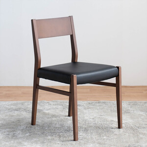 DCジャンブル01 ダイニングチェア ビーチウォールナットブラウン オールマイティブラック 1脚 単品 チェア 椅子