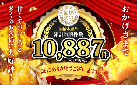 畑の金貨　焼き芋 紅はるか 2kg　K181-005_01 蜜芋 さつまいも 甘いも販売所 甘芋 スイーツ スイートポテト デザート 送料無料 鹿児島市 九州 国産 贈り物 ギフト