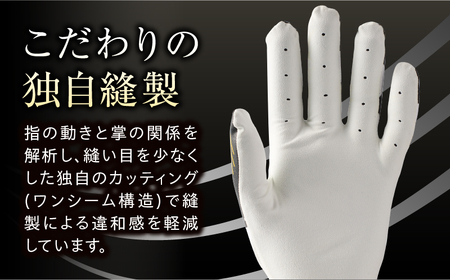 941S　～Nine　For　One～　ゴルフグローブ　黄金3枚セットM(23～24cm)_mk020-186