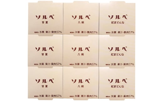 瀬戸内しまなみ柑橘物語 ソルベ9個入（583）