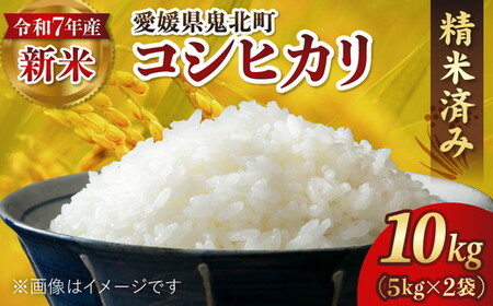 【令和8年産新米】愛媛県産 コシヒカリ 10kg ｜ ご飯 白米 お米 5kg 10kg 20kg 精米済み 先行予約 ※2026年10月下旬～12月下旬頃に順次発送予定 ※離島への配送不可