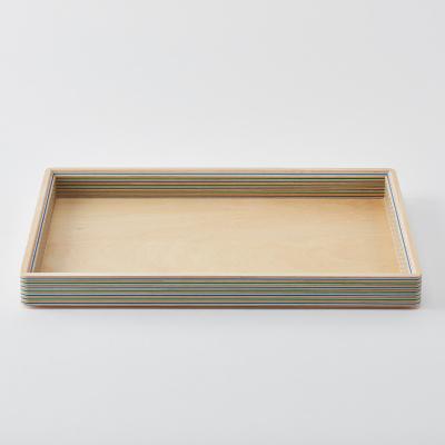 ふるさと納税 芦別市 PLYWOOD laboratory　Paper-Wood ドキュメントトレイ「villa」(A4)