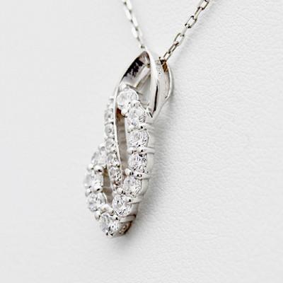 ふるさと納税 韮崎市 ネックレス プラチナ PT900 ダイヤモンド 0.38ct レディース 【f134-d-pt】 |  | 03