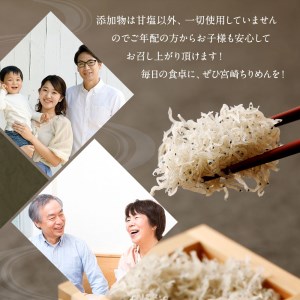 宮崎ちりめん6袋 計330g (55g×6袋)【B7】