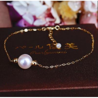 ふるさと納税 志摩市 志摩産 アコヤ真珠 1粒真珠ブレスレット シンプル大人スタイル |  | 01