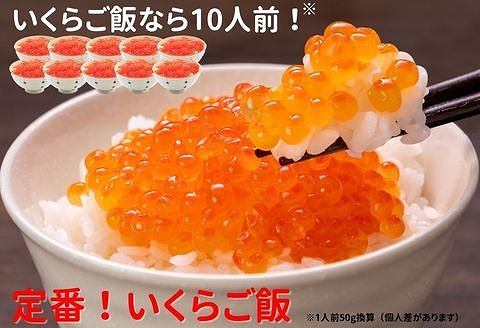 【北海道根室産】いくら醤油漬け100g×5P B-83004