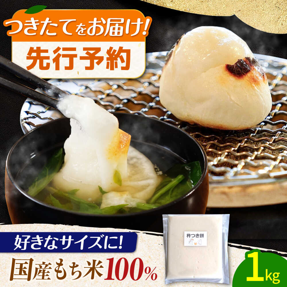 【ふるさと納税】【12月中旬より発送】 みたけ のし餅 5合（約1kg）/餅 お餅 のしもち/ 岐阜県 御嵩町/株式会社アオキ[AVBN002]