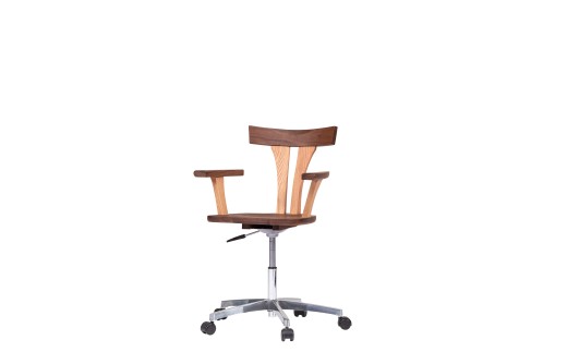 オフィスチェア 回転 JSR-WC1226X オーク ウォールナット  /  しつらいシリーズ ワークチェア オフィス 椅子 1脚 いす イス ノンストップ塗装 和 モダン ノスタルジック ナチュラル 板座 木製 リビング ダイニング デザインチェア 北欧 おしゃれ 木製椅子 木製チェア 食卓椅子 飛騨市
