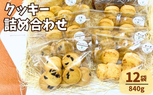 杜の子 クッキー 詰め合わせセット 12袋 合計840g｜焼き菓子 スイーツ お菓子  洋菓子  クッキー 手作り 素材にこだわった 国産 優しい ギフト 贈り物 プレゼント 障がい者就労支援 自立支援 就労施設 福祉 群馬県産 やきがし おかし てづくり 小麦 プレーン ごま ココア アーモンド チョコチップ チーズ おうち カフェ 群馬県 前橋市