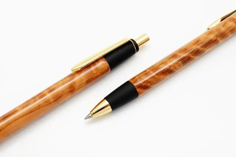 天然屋久杉ボールペン・ストレートタイプ(0.7mm)1本 （ペン 文房具