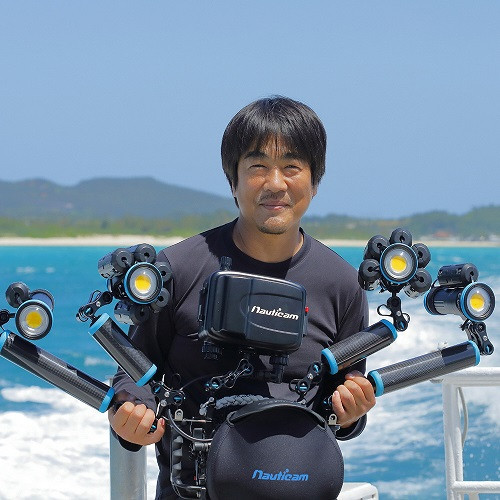 海洋生物写真家　峯水亮氏