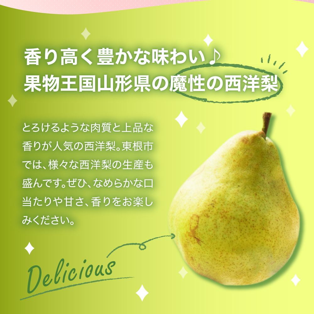 2025年 東根市産 白桃【品種おまかせ】秀品＆西洋梨詰め合わせ3kg 山形県 東根市 　hi027-167-2