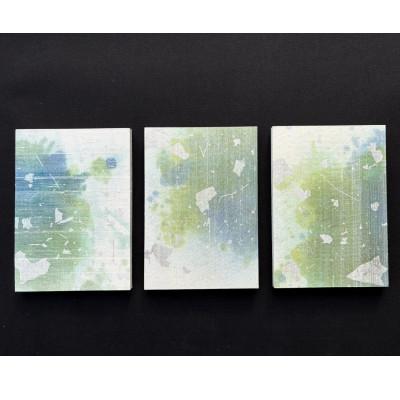 ふるさと納税 中野市 箔アートプレート　2Lサイズ3枚選-5