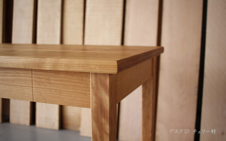 木の家具 カスタムオーダーワークデスク A 家具工房ウノカ 滋賀県 東近江市 FI-G01 木の家具 カスタムオーダー ワークデスク デスク 机 無垢材 天然木 オーダーメイド サイズオーダー 樹種 