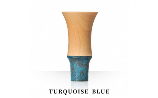 Guinomi Sake Cup　BAMBOO KISEN（TALL series）　TURQUOISE BLUE　 [№5616-7008]0033